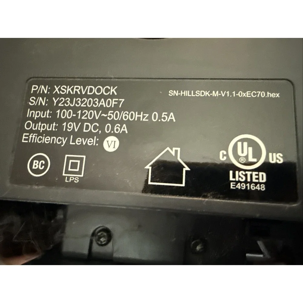 Genuine OEM Shark Vacuum XSKRVDOCK Charging Dock & Adapter